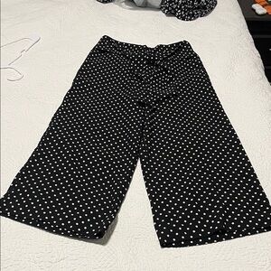 Portmans Black and White Polka Dot Kids Culottes